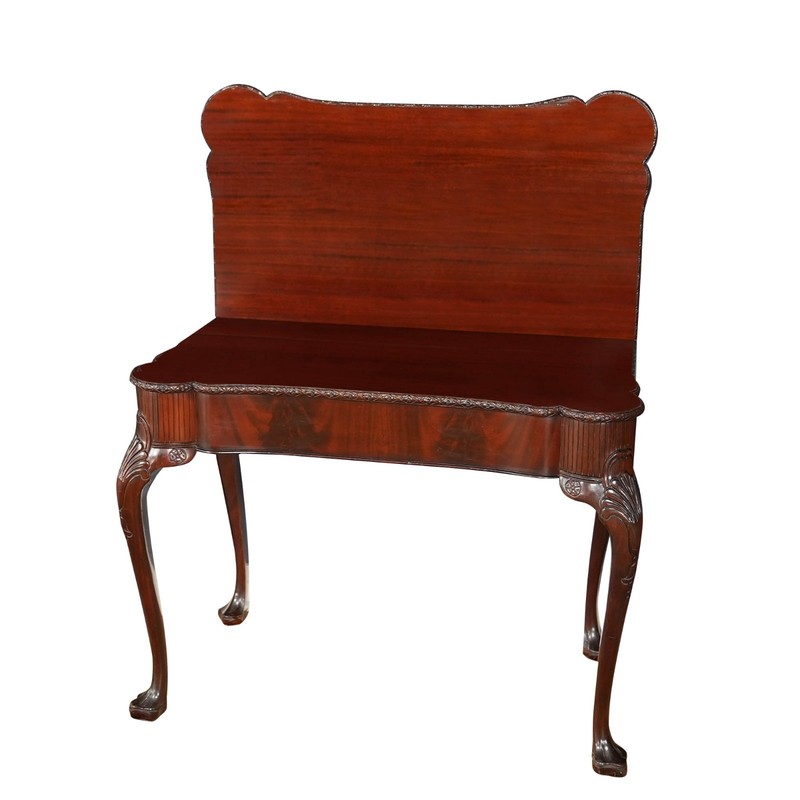 NVIN0574, Niagara Furniture, Vintage Leather Top Game Table
