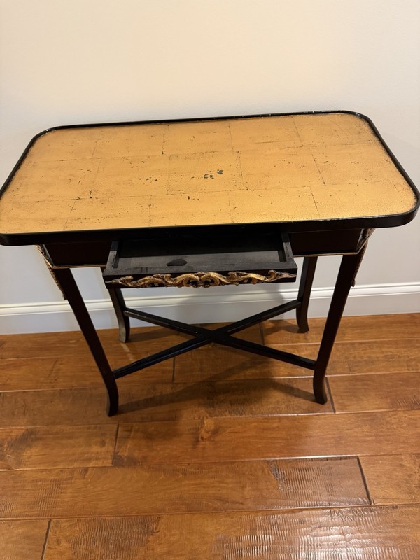 Elegant Black and Gold Console gallery