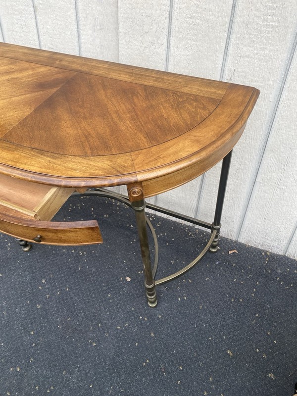 66431 Modern 1/2 Round Console Table Stand gallery