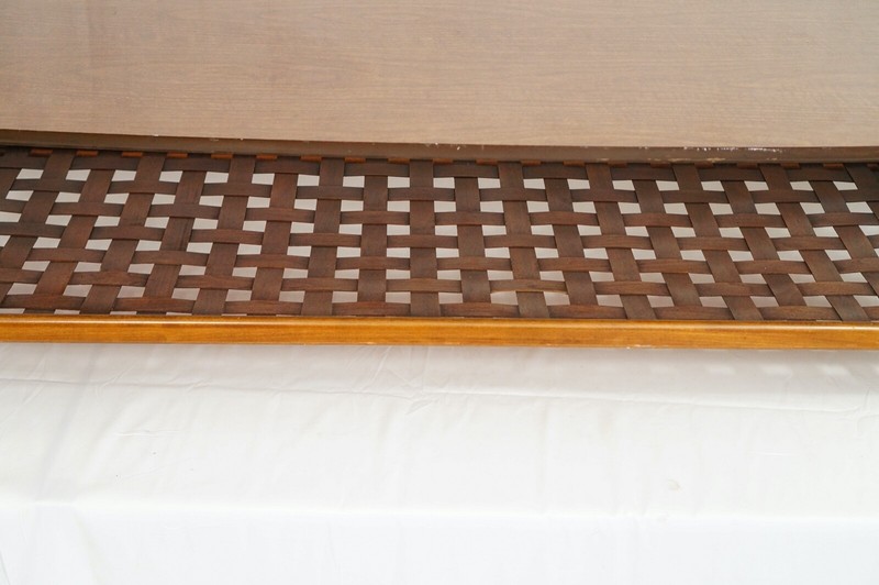 Coffee Table Mid-Century Modern Lane Surfboard Top Walnut Wood Vintage ~ Awesome gallery