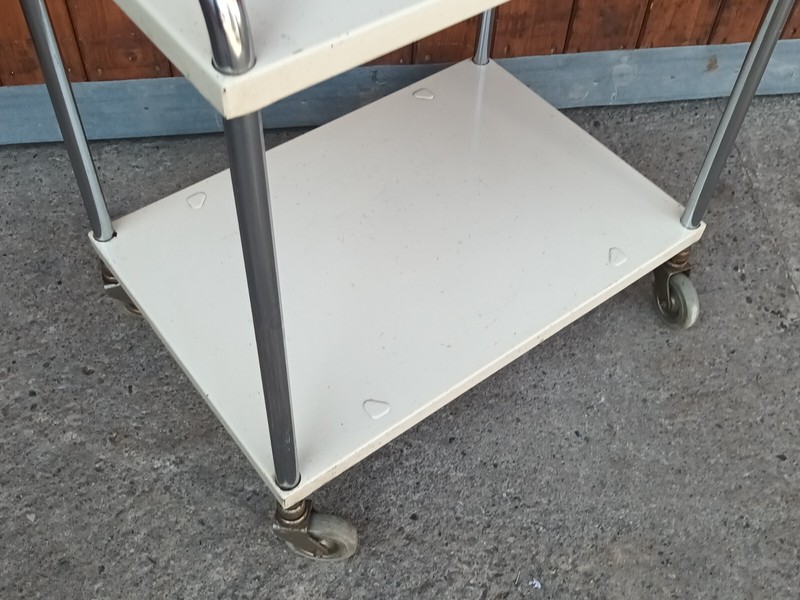 Mauser Serving Cart Tea Cart Doctor Cart 60s Table Side Table Metal gallery