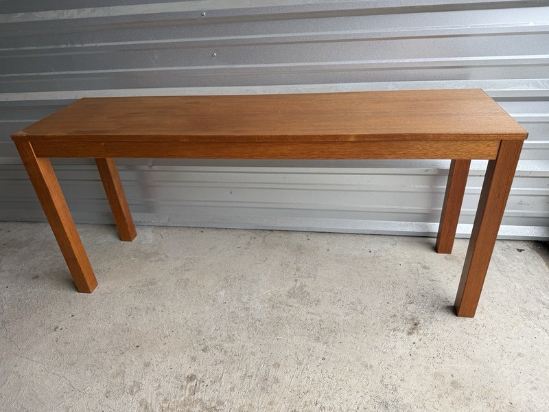 💙Rare Danish Modern Teak Coffee Table Trioh Made in Denmark Mid Century MCM gallery
