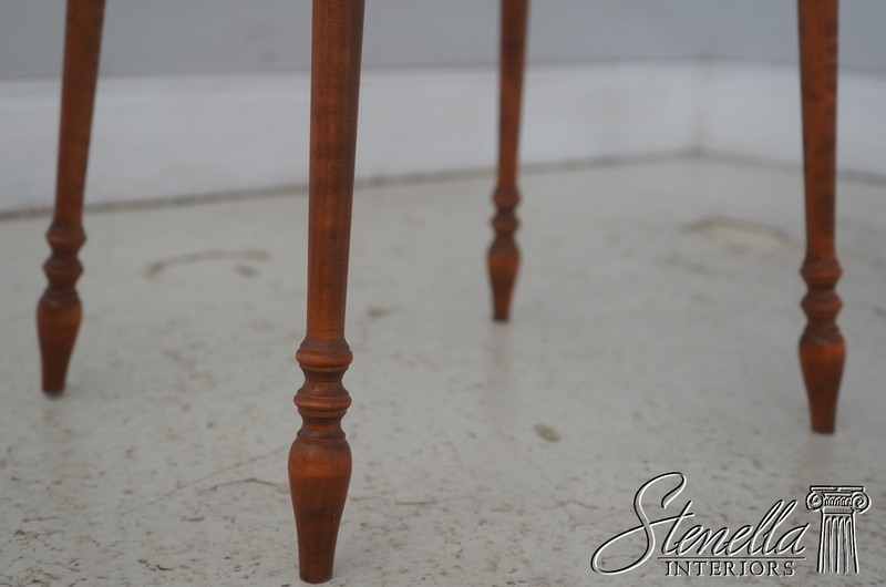 L72957: RIVER BEND Tiger Maple Country Side Table gallery