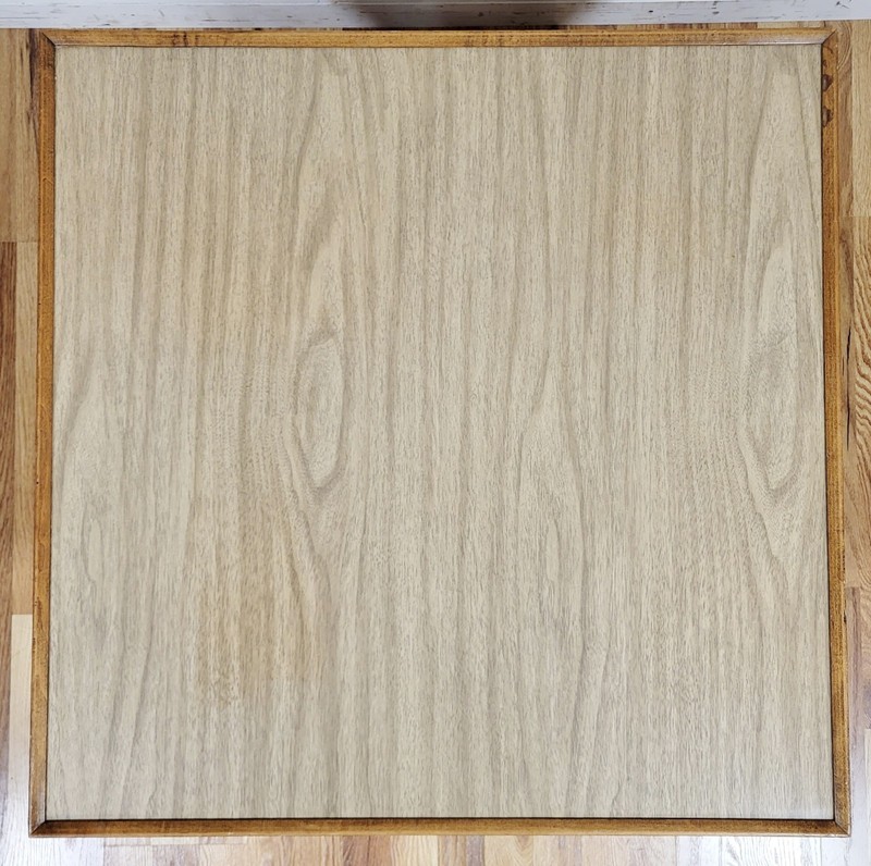 Vintage Mid-Century MODERN BAMBOO Style COFFEE TABLE John Wisner for FICKS REED gallery