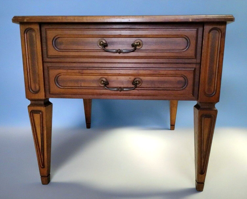 1960’S Mersman 35-62 Solid Walnut End Table 1 Drawer 21″ Tall Mid Century Modern