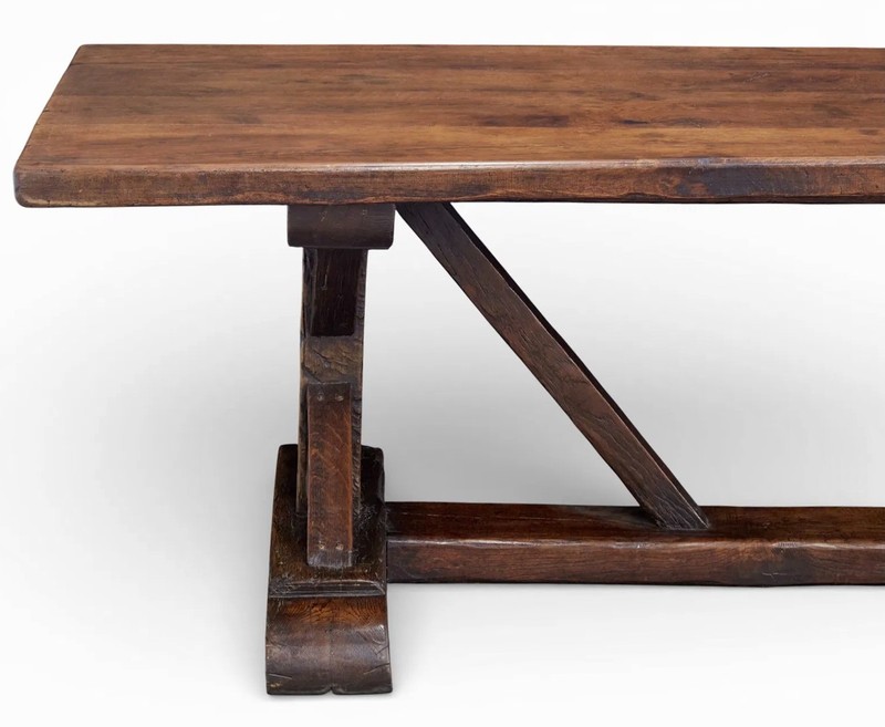 18th Century French Monastery 10ft Large Refectory Table gallery