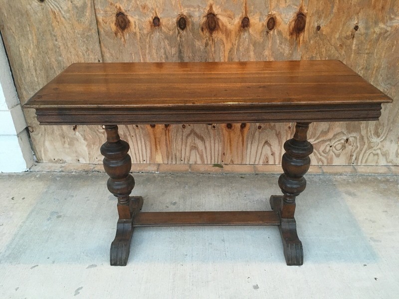 Antique Gluck Brothers Brooklyn New York Expanding Library Table Late 1800’s