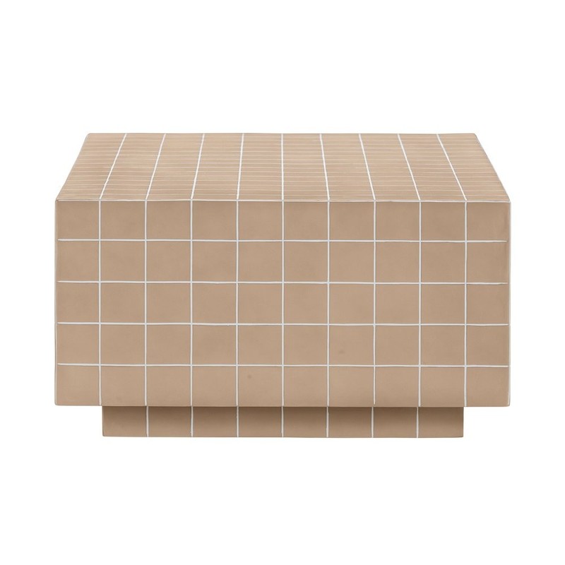 Mixie Taupe Tile Indoor / Outdoor Coffee Table gallery