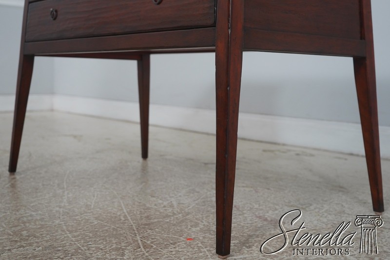 L73166: HENREDON Rustic Finish 2 Drawer Serving Table gallery