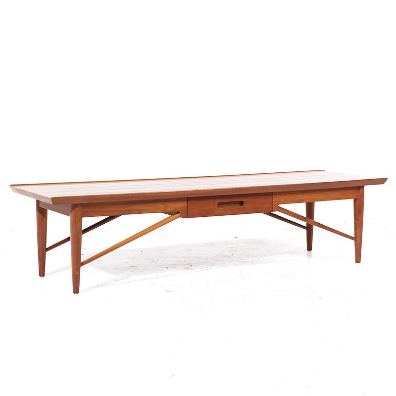 Henredon Heritage Mid Century Walnut Coffee Table