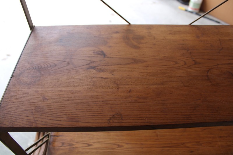 Antique Metamorphic Bakers Rack Table made by Yesbera MFG Company Toledo, OH gallery