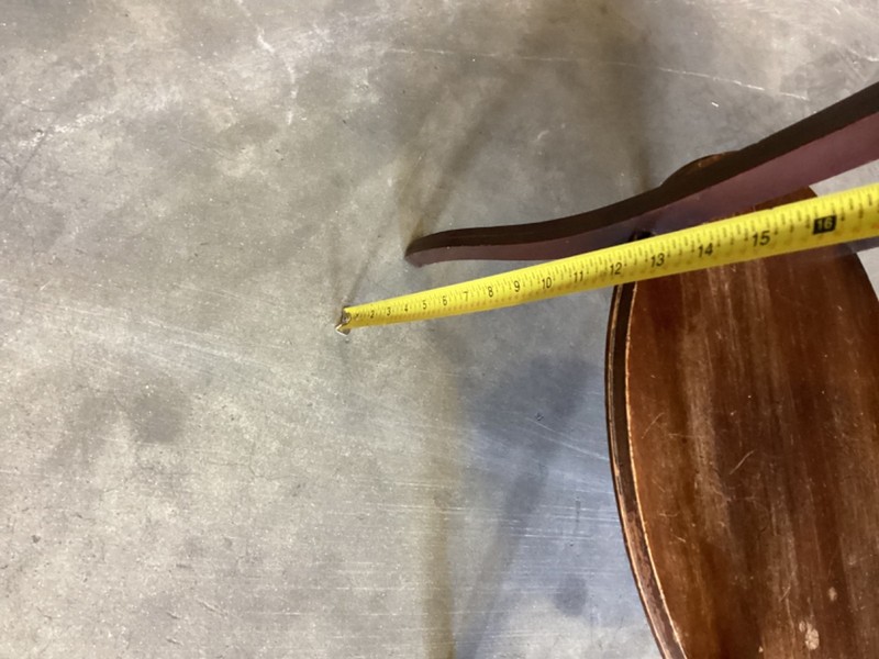 Antique Grand Rapids Imperial Side Table Painted No Metal Trim For Restore gallery