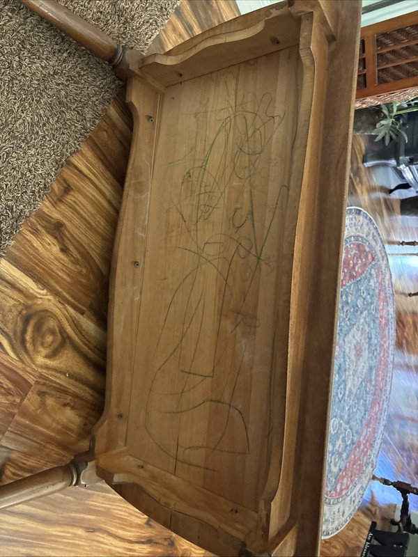VTG-solid is Maple Coffee Table-MCM-heavy gallery