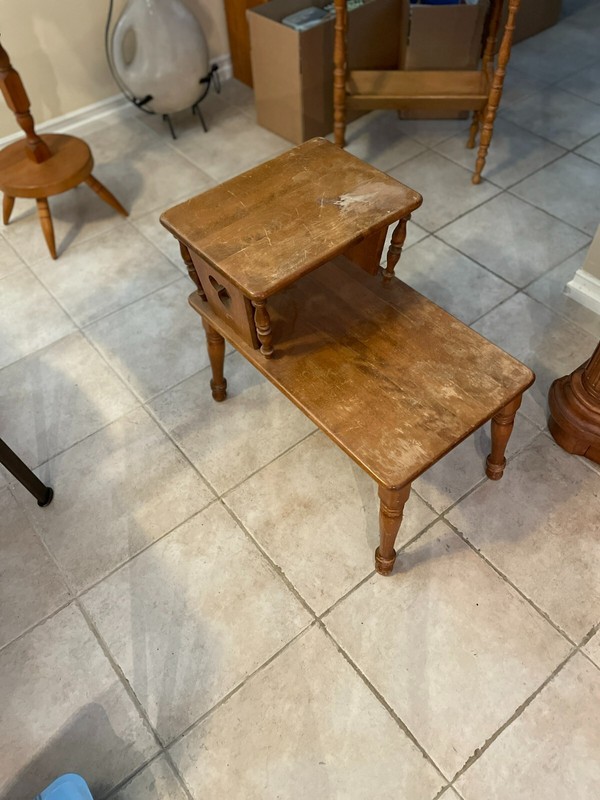 Baumritter MCM End Table NUTMEG Heritage Maple Vintage Ethan Allen 1965 gallery