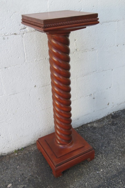 Early 1900s Spindle Plant Statue Stand 5896A gallery