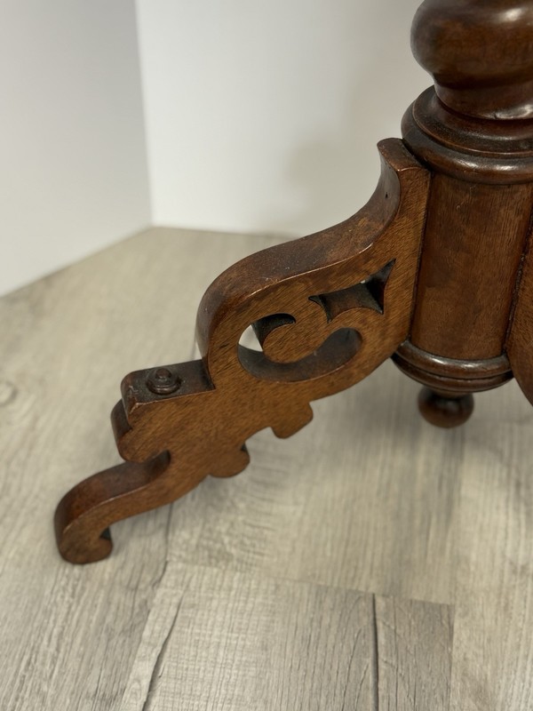 Antique Tilt Top Table 30in Tall gallery
