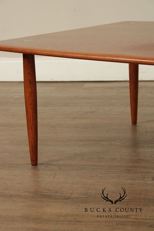 Swedish Mid-Century Modern Square Teak Coffee Table By DUX gallery
