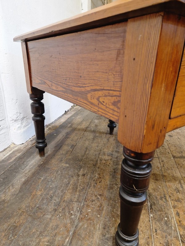 Antique pine serving table Kitchen Table Desk Prep Table gallery