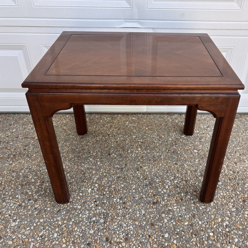 Vintage Chinese Asian Ming Style Solid Wood Side / End Table Mid Century Era gallery