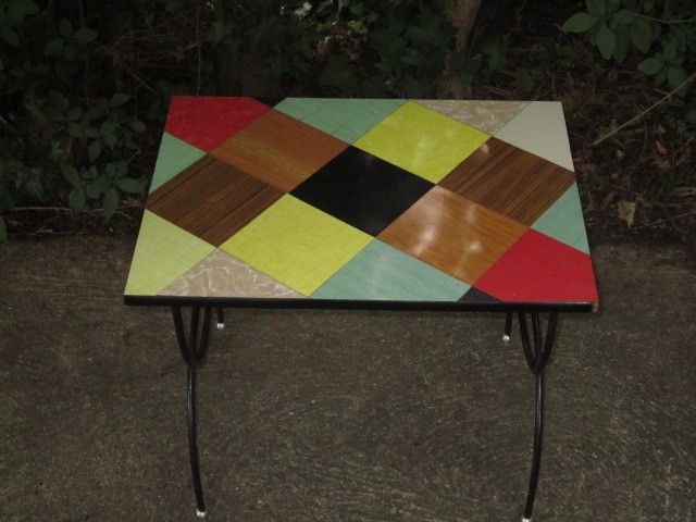 Coffee Table Dapoint 1950s Design Multi Colors + Sublime Coaster. gallery
