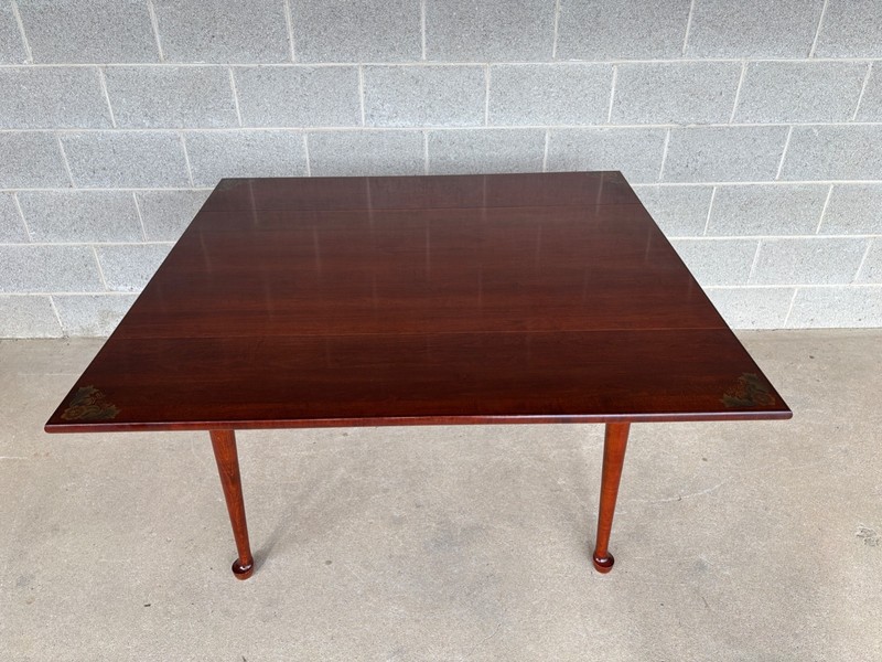 HITCHCOCK RIVERTON FINISH 48" CHERRY DROP LEAF DINING TABLE gallery