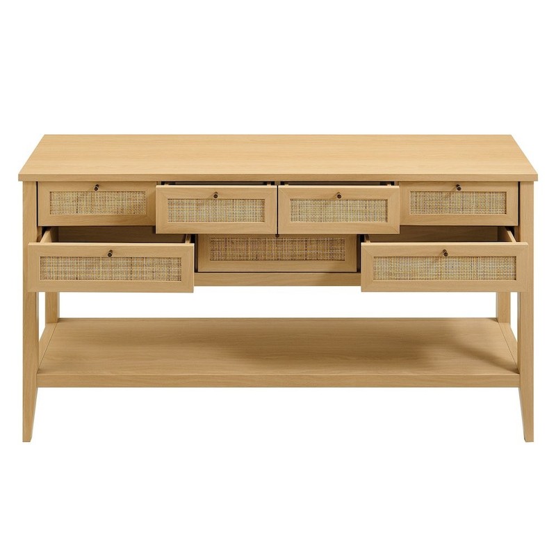 Soma 62 Inch Rattan Console Table gallery