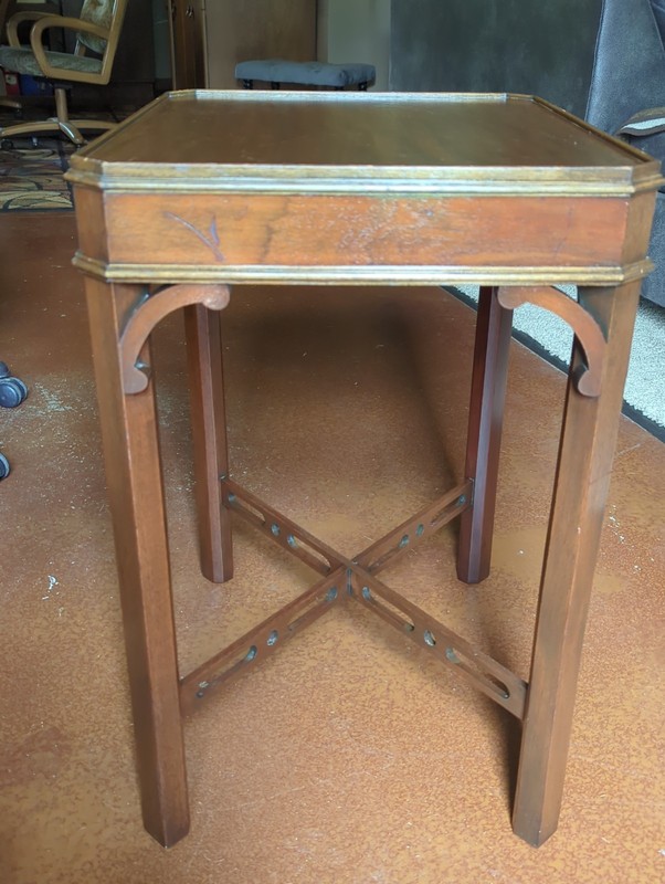 End Table Side Table MCM Mid Century Modern Oak gallery