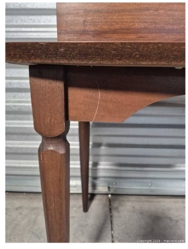 Mid Century Modern Two‑Tier End Table + Matching Coffee Table – Walnut gallery