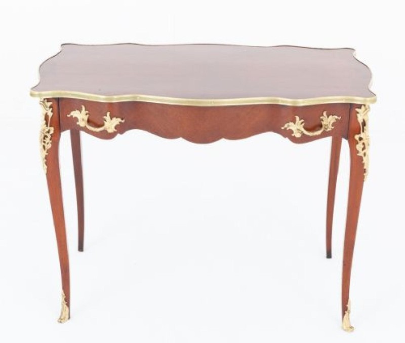 Antique French Side Table Desk 1880 gallery