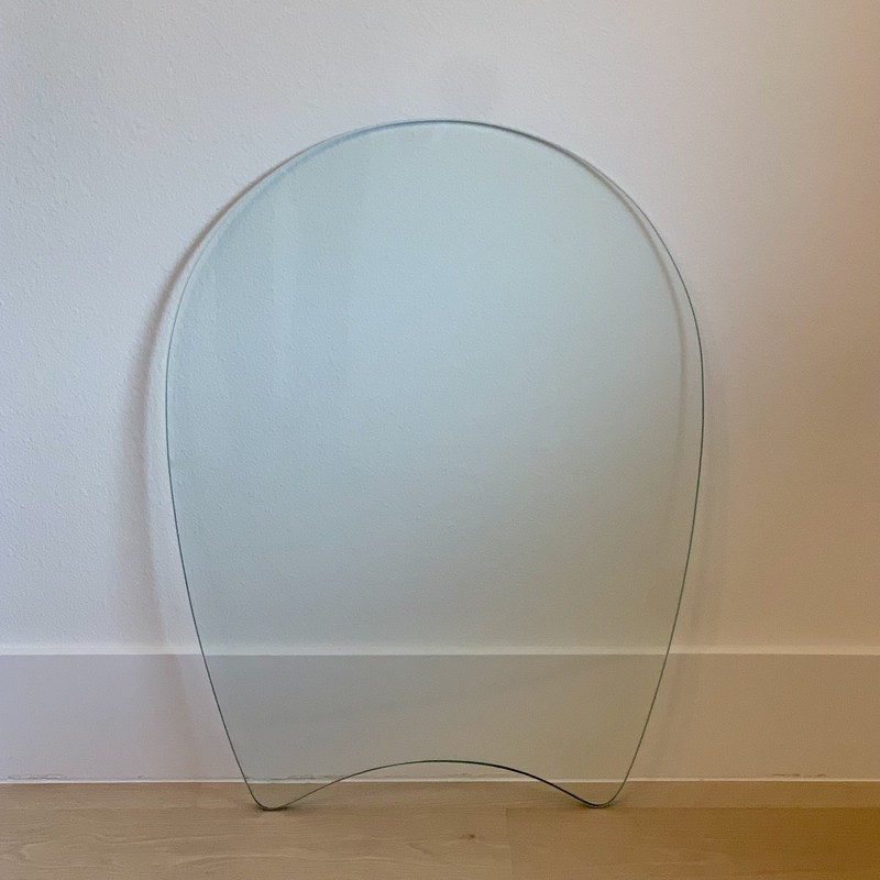 Vintage Adrian Pearsall for Craft Associates Stingray Table Glass Top ONLY