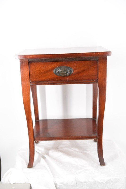Vintage Dixie Mid Century Federal Style Solid Wood End Table Night Stand gallery