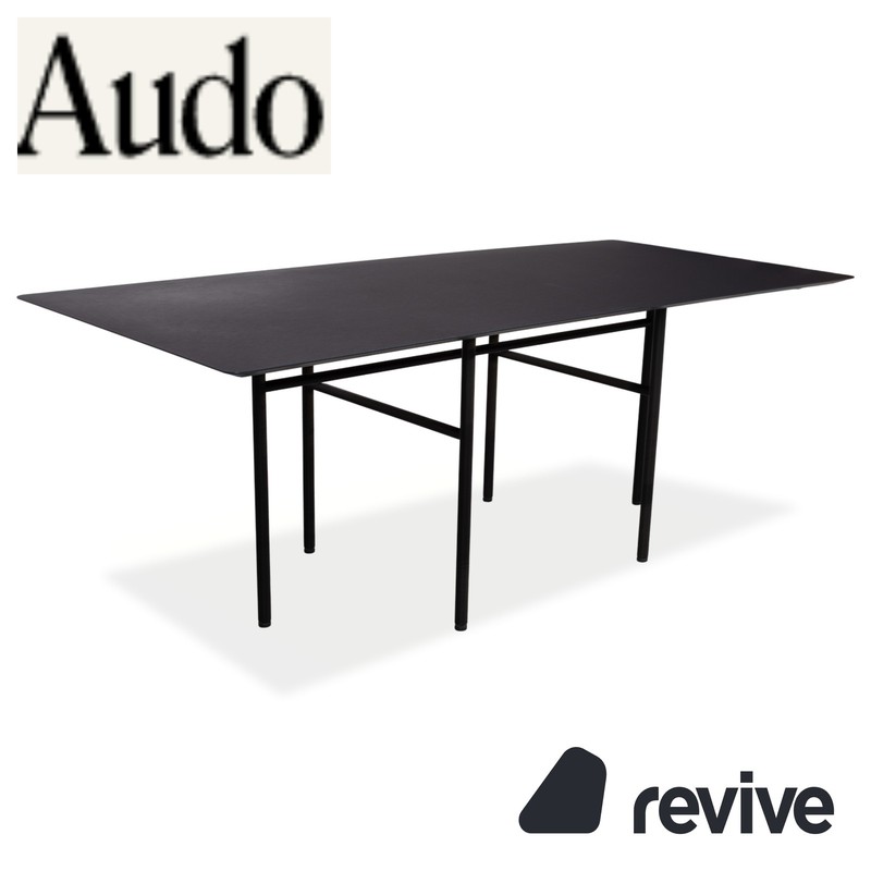 Audo Snaregade Wooden Dining Table Black 200 x 90 cm