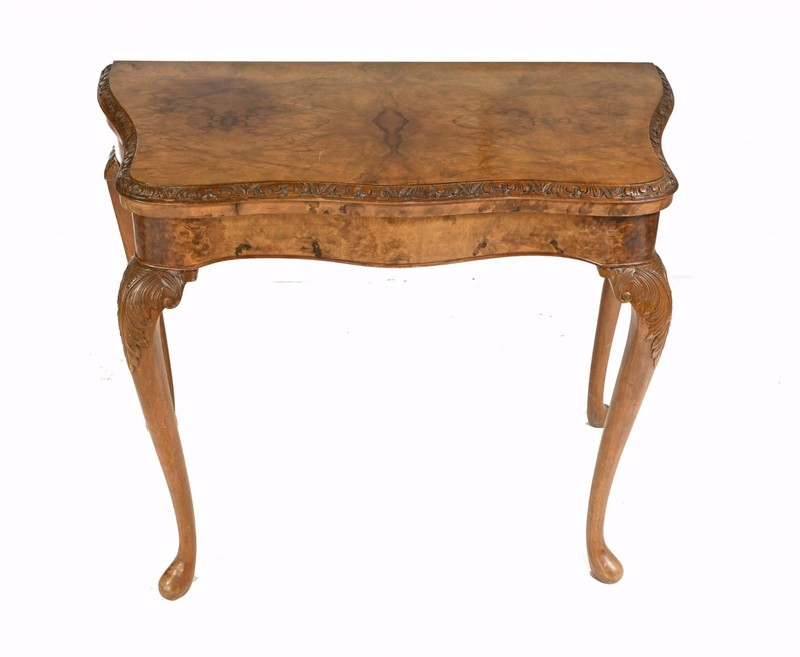 Antique Games Table by Epstein and Co - Walnut Card Tables gallery