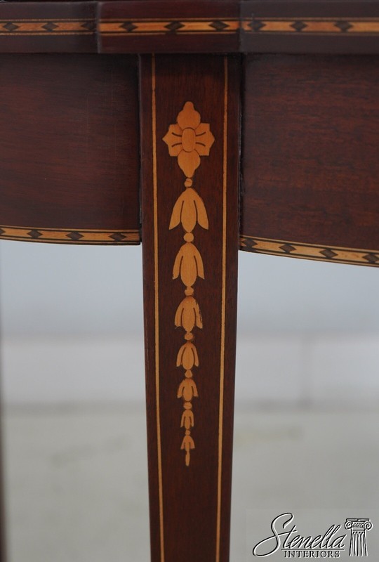 L67301: Stunning Inlaid High Quality Mahogany Games Table gallery