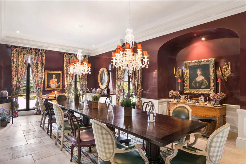 Antique Demilune Console Tables With Brass Ormolu Mounts—A Pair gallery