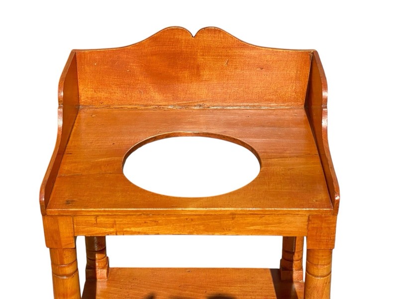 Antique New England Maple & Pine Wash Stand gallery
