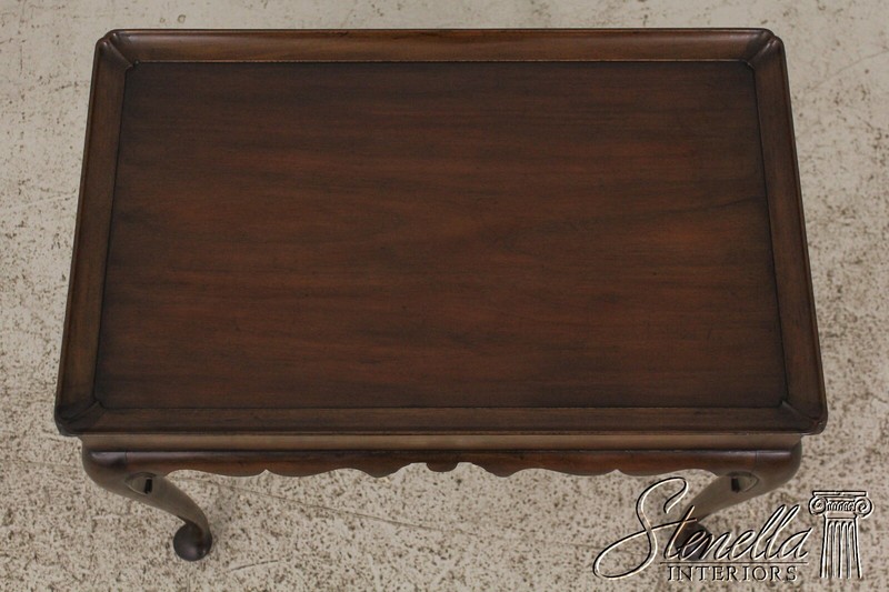 59460: KITTINGER CW-8 Mahogany Tea Table Colonial Williamsburg gallery