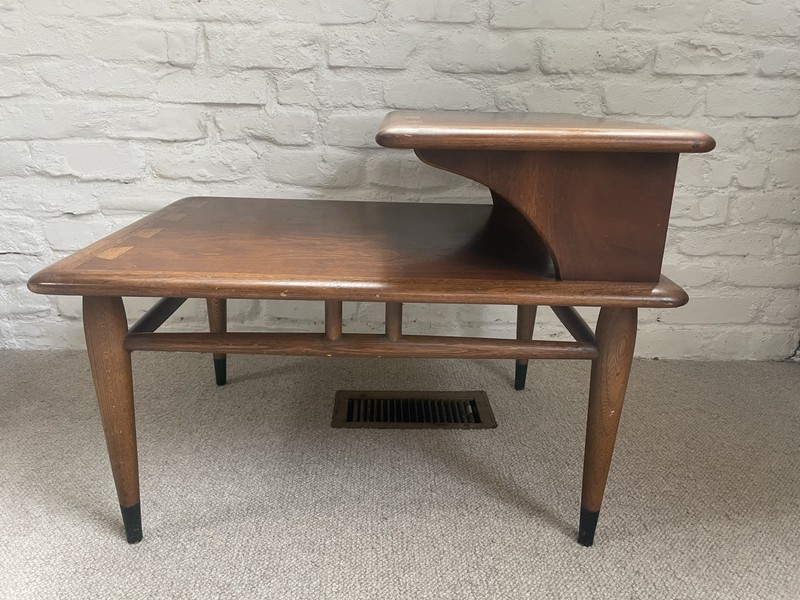 Lane Acclaim Step Table Modernist Mid-Century MCM