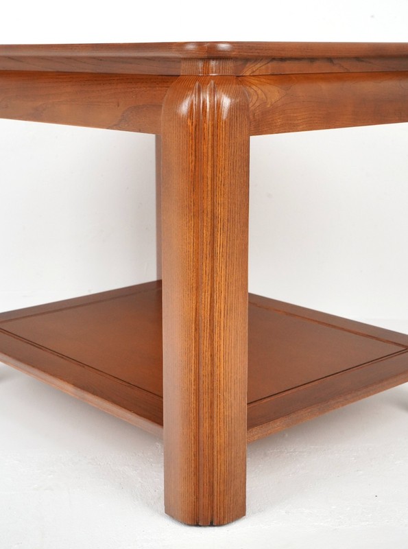 Vintage 1970s Ming Style Wood Side Table gallery