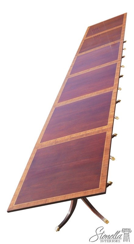 L69002 COUNCILL CRAFTSMEN Monumental Mahogany Dining Conference Table - 24 ft!