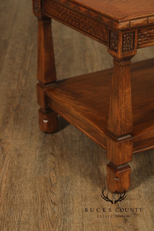 Romweber Viking Oak Two-Tier End Table gallery