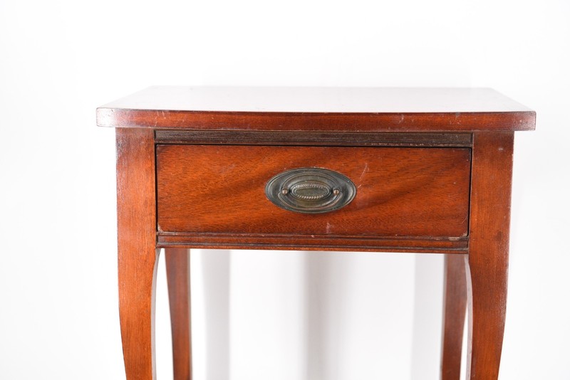 Vintage Dixie Mid Century Federal Style Solid Wood End Table Night Stand gallery