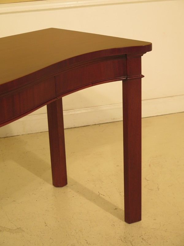 46984EC: SAYBOLT CLELAND Chippendale Mahogany 1 Drawer Console Table gallery