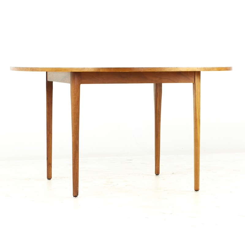 Kipp Stewart for Drexel Declaration Mid Century Walnut Dining Table gallery