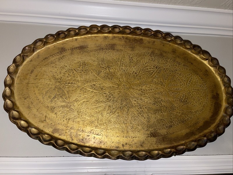 1950’s Moroccan Brass Tray