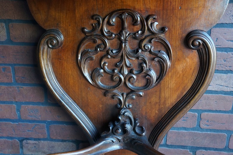 Antique French Louis XV Style Console Table ~ Carved French Hall Table gallery