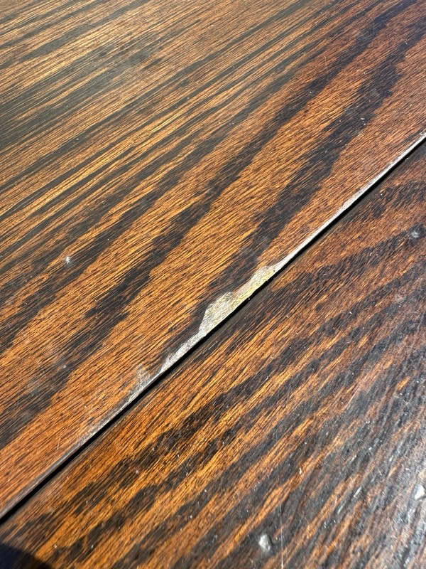 Vintage Cushman Classics Drop-Leaf Oval Coffee Table – Solid Oak gallery