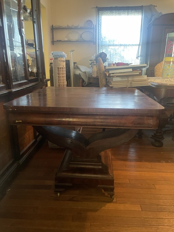 Antique Empire Gaming Console Table Solid Wood 30” Tall 34” Wide Mk Offer!