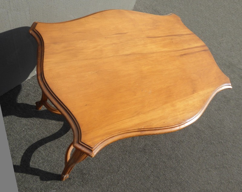 Vintage French Provincial Side Entry Table Solid Wood gallery