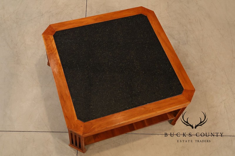 Stickley 21st Century Collection Granite Top Cherry Coffee Table gallery